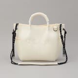 coen（コーエン）ロゴ刺繍 メッシュパフ2wayトートバッグ（Mサイズ） | coen【women】 | 詳細画像9 