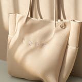 coen（コーエン）ロゴ刺繍 メッシュパフトートバッグ | coen【women】 | 詳細画像6 