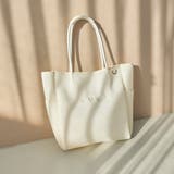 OFF WHITE | coen（コーエン）ロゴ刺繍 メッシュパフトートバッグ | coen【women】