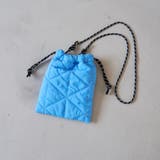 ロゴ刺繍 幾何柄 キルト巾着ショルダーバッグ（Sサイズ） | coen【women】 | 詳細画像10 