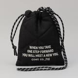 ロゴ刺繍 幾何柄 キルト巾着ショルダーバッグ（Sサイズ） | coen【women】 | 詳細画像21 