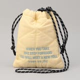 ロゴ刺繍 幾何柄 キルト巾着ショルダーバッグ（Sサイズ） | coen【women】 | 詳細画像24 