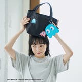 BLACK | 【PAC-MAN(パックマン)別注】GHOSTデザイン ツイルトートバッグ | coen【women】