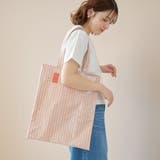 BEIGE | PVCストライプトートバッグ | coen【women】