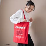 【CRUNKY(クランキー)/別注】アソートロゴトートバッグ | coen【women】 | 詳細画像6