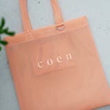 coen(コーエン)ロゴメッシュシアートート(Lサイズ) | coen【women】 | 詳細画像4