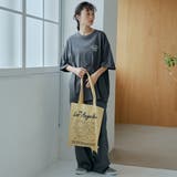 【I LOVE LA(アイラブエルエー)】マップデザインプリントトートバッグ | coen【women】 | 詳細画像6