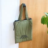 OLIVE | ロゴ刺繍 配色デザイン巾着トートバッグ | coen【women】