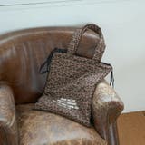 その他4 | ロゴ刺繍 配色デザイン巾着トートバッグ | coen【women】