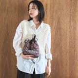 【新型登場】ロゴ刺繍キカキルト 2way巾着ショルダーバッグ | coen【women】 | 詳細画像12