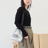 【新型登場】ロゴ刺繍キカキルト 2way巾着ショルダーバッグ | coen【women】 | 詳細画像2