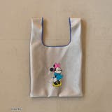【MICKEY（ミッキー）/別注】配色パイピング レザーライクショッパーバッグ | coen【women】 | 詳細画像9 