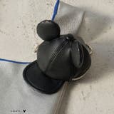 BLACK | 【MICKEY（ミッキー）/別注】シルエットキャップポーチ | coen【women】