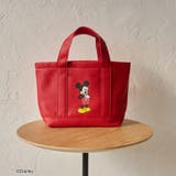 RED | 【MICKEY（ミッキー）/別注】レザーライクミニトートバッグ | coen【women】