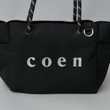 coen（コーエン）シルバーロゴ キャンバストートバッグ（Mサイズ） | coen【women】 | 詳細画像10 