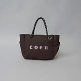 coen（コーエン）シルバーロゴ キャンバストートバッグ（Mサイズ） | coen【women】 | 詳細画像12 