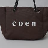 coen（コーエン）シルバーロゴ キャンバストートバッグ（Mサイズ） | coen【women】 | 詳細画像13 