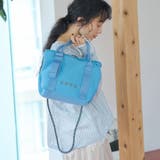 LT.BLUE | coen（コーエン）ロゴ 2wayダイバートートバッグ（Mサイズ） | coen【women】