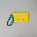 YELLOW | coen(コーエン)ロゴ ダイバーポーチ(Mサイズ) | coen【women】