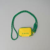 YELLOW | coen(コーエン)ロゴ ダイバーマルチポーチ(Sサイズ) | coen【women】