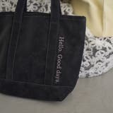 ヌメレザーライク ロゴ刺繍ミニトートバッグ | coen【women】 | 詳細画像3