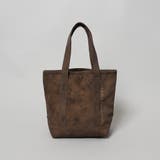 MD.BROWN | ヌメレザーライク ロゴ刺繍ミニトートバッグ | coen【women】