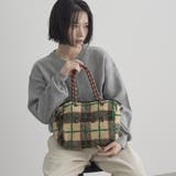MD.BROWN | coen(コーエン)ロゴ アソート柄ジャガードボアトートバッグ(WEB限定カラー… | coen【women】