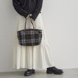 DK.BROWN | coen(コーエン)ロゴ アソート柄ジャガードボアトートバッグ(WEB限定カラー… | coen【women】