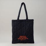 ロゴ刺繍 幾何柄 キルトトートバッグ | coen【women】 | 詳細画像10 