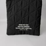 ロゴ刺繍 幾何柄 キルトトートバッグ | coen【women】 | 詳細画像42 