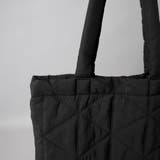 ロゴ刺繍 幾何柄 キルトトートバッグ | coen【women】 | 詳細画像43 