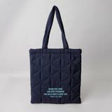 その他3 | ロゴ刺繍 幾何柄 キルトトートバッグ | coen【women】