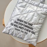 【新色追加】ロゴ刺繍 幾何柄 キルト2wayショルダーバッグ | coen【women】 | 詳細画像18 