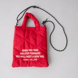 【新色追加】ロゴ刺繍 幾何柄 キルト2wayショルダーバッグ | coen【women】 | 詳細画像21 