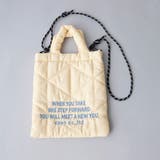 【新色追加】ロゴ刺繍 幾何柄 キルト2wayショルダーバッグ | coen【women】 | 詳細画像24 