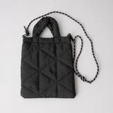 【新色追加】ロゴ刺繍 幾何柄 キルト2wayショルダーバッグ | coen【women】 | 詳細画像46 