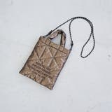 【新色追加】ロゴ刺繍 幾何柄 キルト2wayショルダーバッグ | coen【women】 | 詳細画像7 