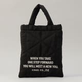 【新色追加】ロゴ刺繍 幾何柄 キルト2wayショルダーバッグ | coen【women】 | 詳細画像9 