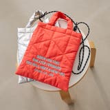 ORANGE | 【新色追加】ロゴ刺繍 幾何柄 キルト2wayショルダーバッグ | coen【women】