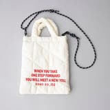 その他1 | 【新色追加】ロゴ刺繍 幾何柄 キルト2wayショルダーバッグ | coen【women】