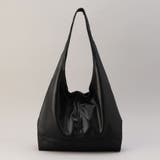 BLACK | レザーライクワンショルダーバッグ | coen【women】