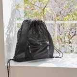 BLACK | 【C.mt】メッシュナップサック | coen【women】