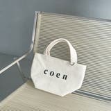 【新色登場・追加】coen(コーエン) ロゴトートバッグ(Sサイズ) | coen【women】 | 詳細画像3