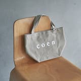 LT.GRAY | 【新色登場・追加】coen(コーエン) ロゴトートバッグ(Sサイズ) | coen【women】