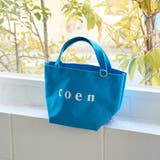 TURQUOISE | 【再入荷・新色登場】coen(コーエン) ロゴトートバッグ(Sサイズ) | coen【women】