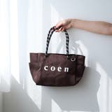 coen ロゴ ポリキャンバストートバッグ | coen【women】 | 詳細画像6