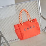 ORANGE | coen ロゴ ポリキャンバストートバッグ | coen【women】