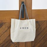 【新色登場】 coenロゴ ポリキャンバストート（Lサイズ） | coen【women】 | 詳細画像4 