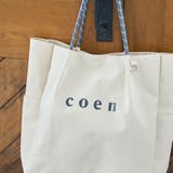 【新色登場】 coenロゴ ポリキャンバストート（Lサイズ） | coen【women】 | 詳細画像5 