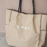 【新色登場】 coenロゴ ポリキャンバストート（Lサイズ） | coen【women】 | 詳細画像9 